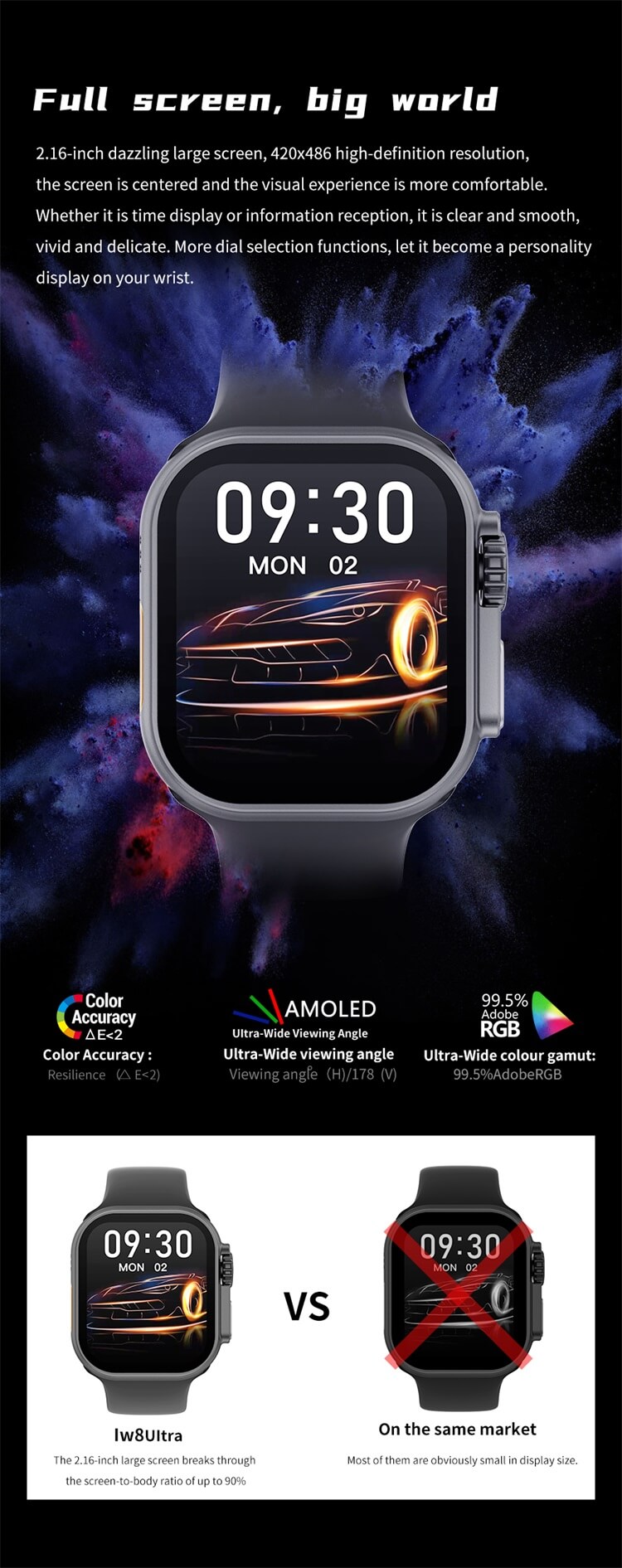 Reloj ultra inteligente IW8-Shenzhen Shengye Technology Co.,Ltd