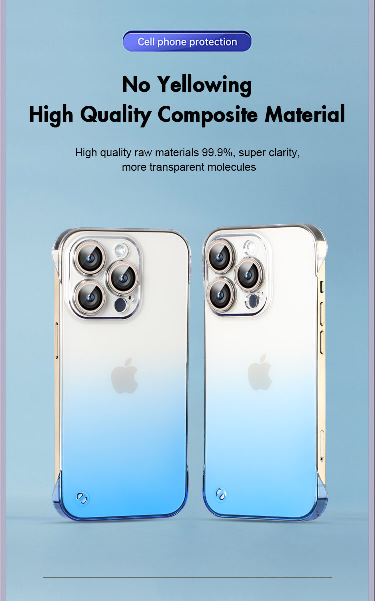 Phone Case Gradient Color Magnetic Mobile Cover Cases for iPhone 14 13 12 Pro Max-Shenzhen Shengye Technology Co.,Ltd