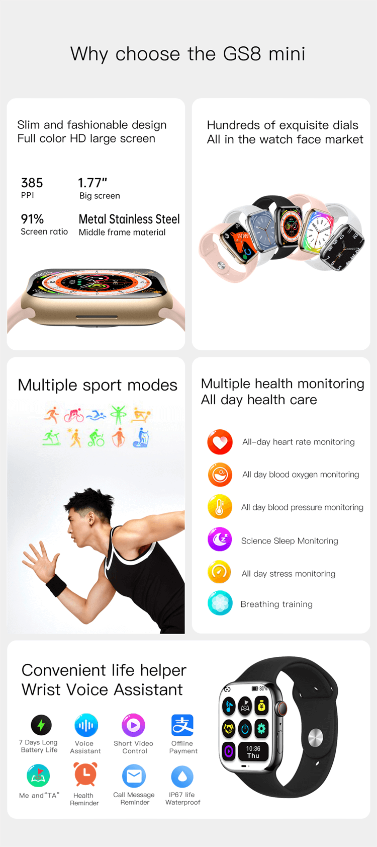 GS8 Mini Smart Watch-Shenzhen Shengye Technology Co.,Ltd