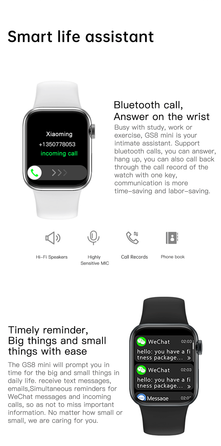 GS8 Mini Smart Watch-Shenzhen Shengye Technology Co.,Ltd