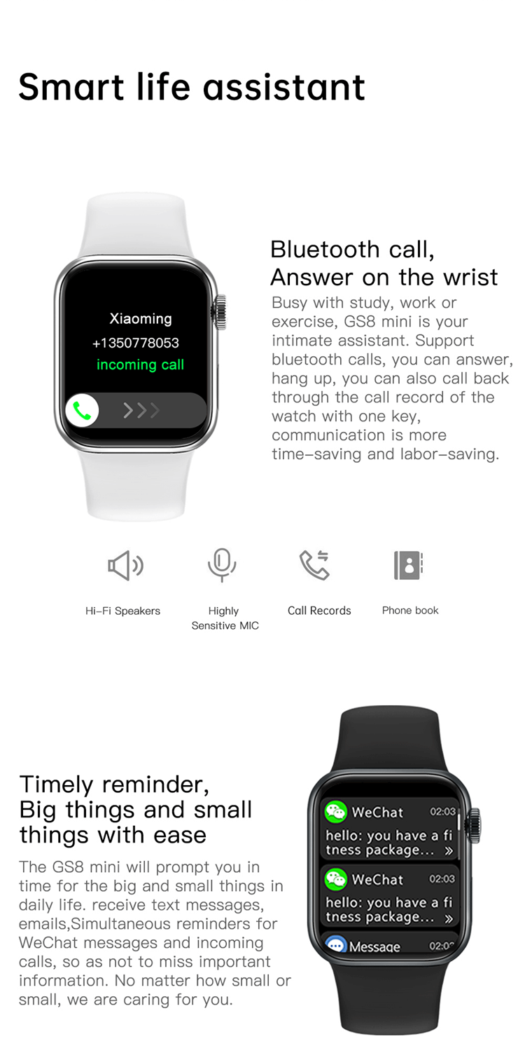 GS8 Mini Smart Watch-เซินเจิ้น Shengye Technology Co.,Ltd