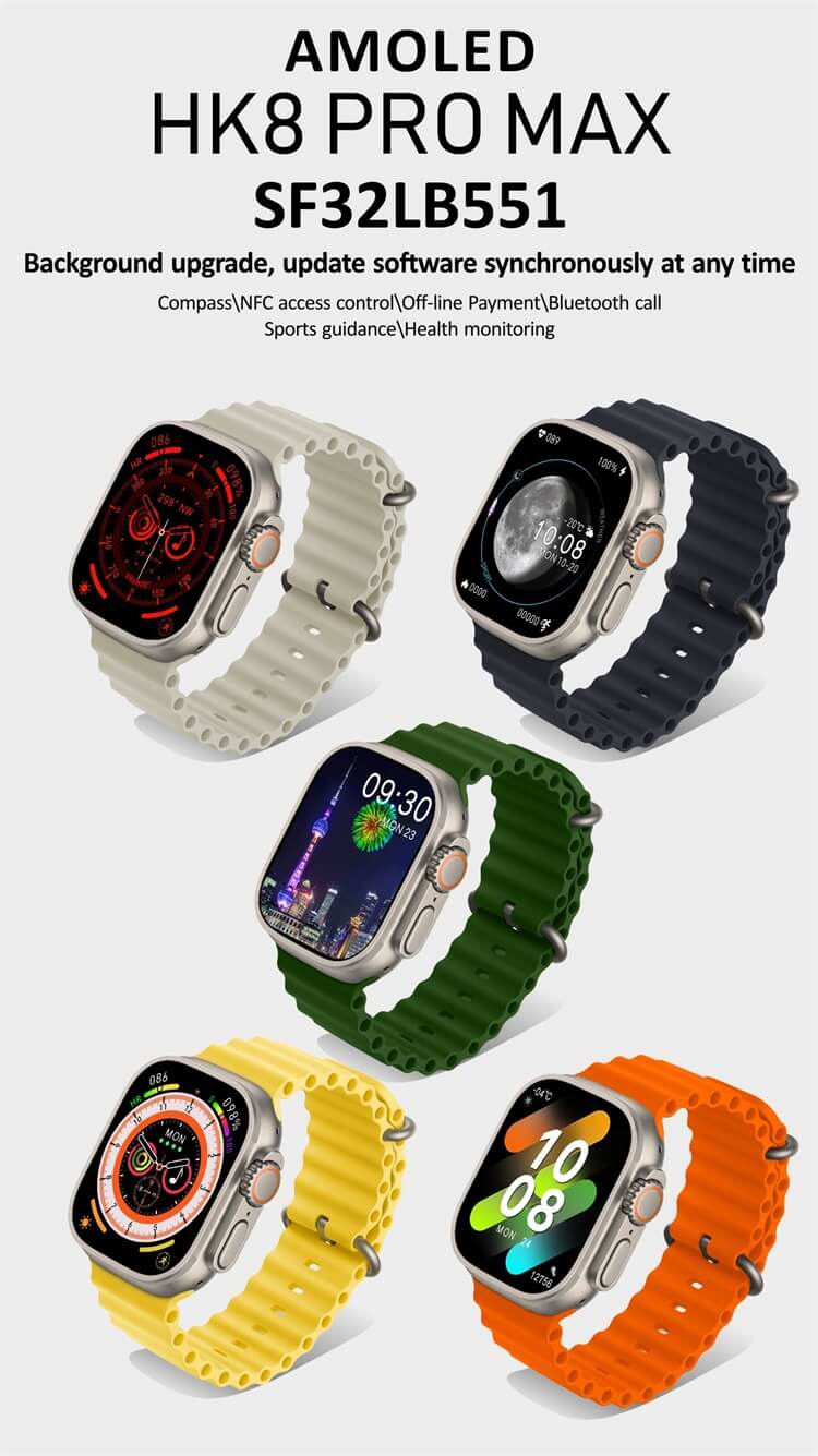 Montre ultra intelligente AMOLED HK8 Pro Max (Gen 2)-Shenzhen Shengye Technology Co., Ltd