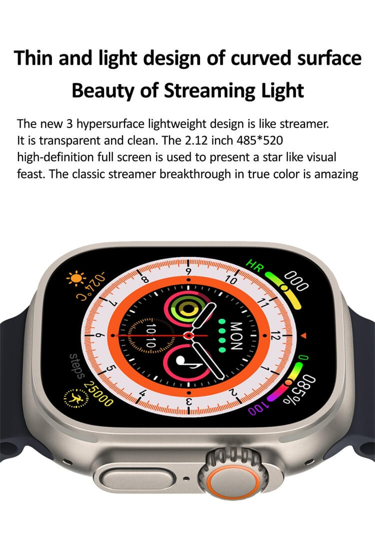 Montre ultra intelligente AMOLED HK8 Pro Max (Gen 2)-Shenzhen Shengye Technology Co., Ltd