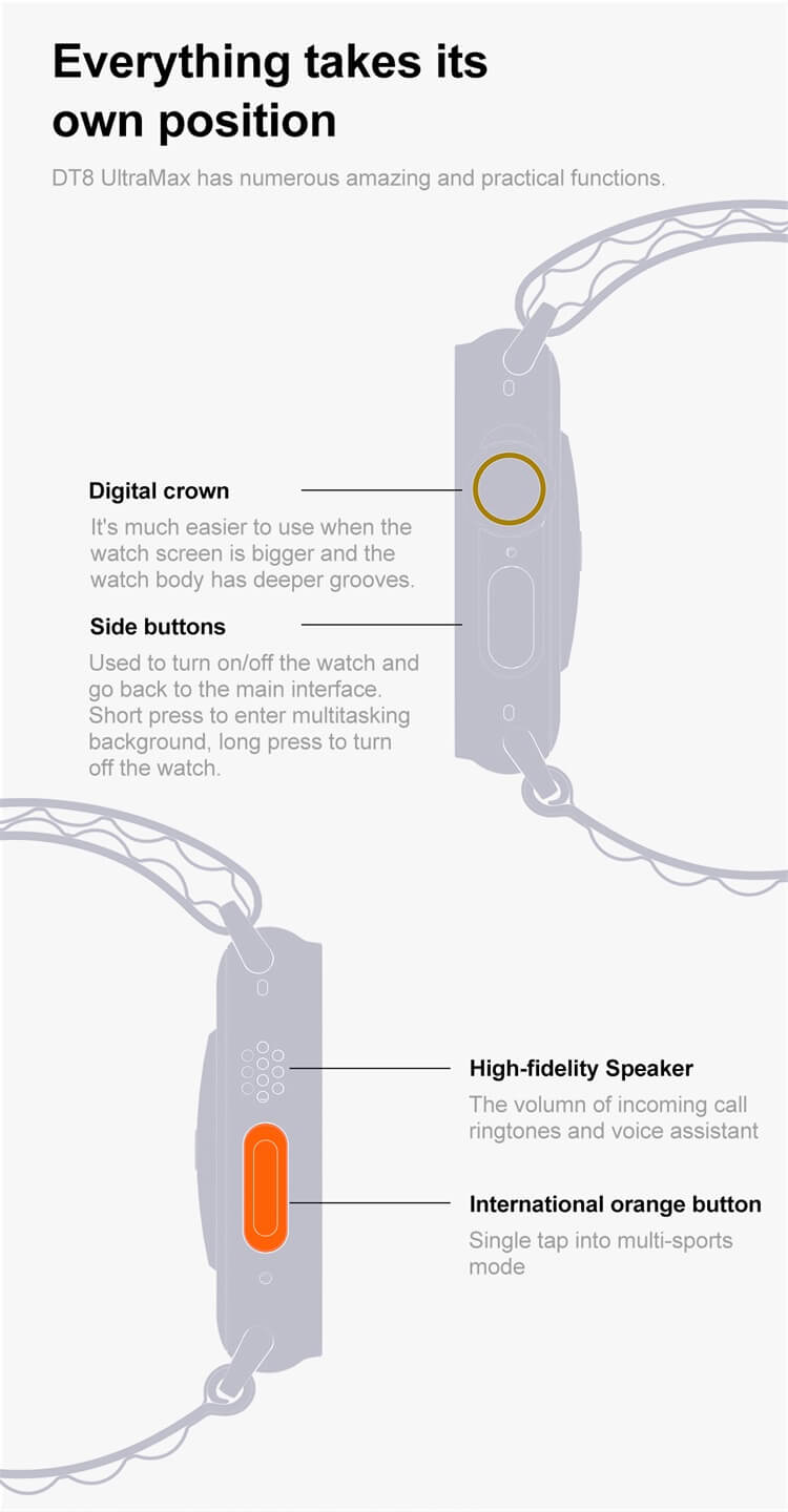 Montre intelligente DT8 Ultra Max-Shenzhen Shengye Technology Co., Ltd