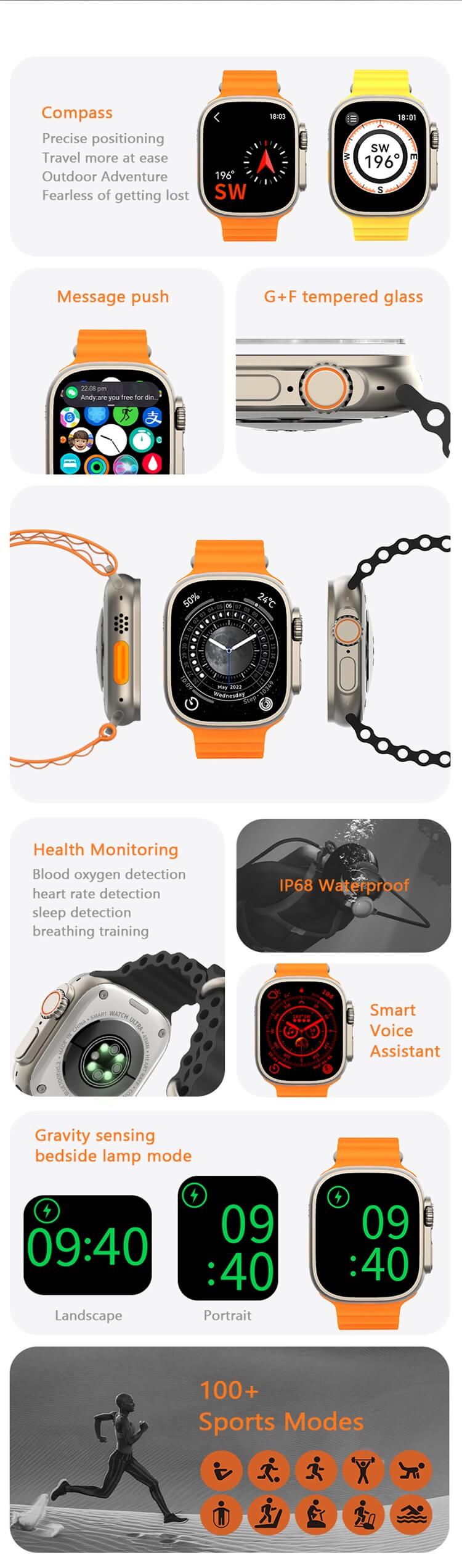 Orologio intelligente HD8 Ultra Plus-Shenzhen Shengye Technology Co.,Ltd