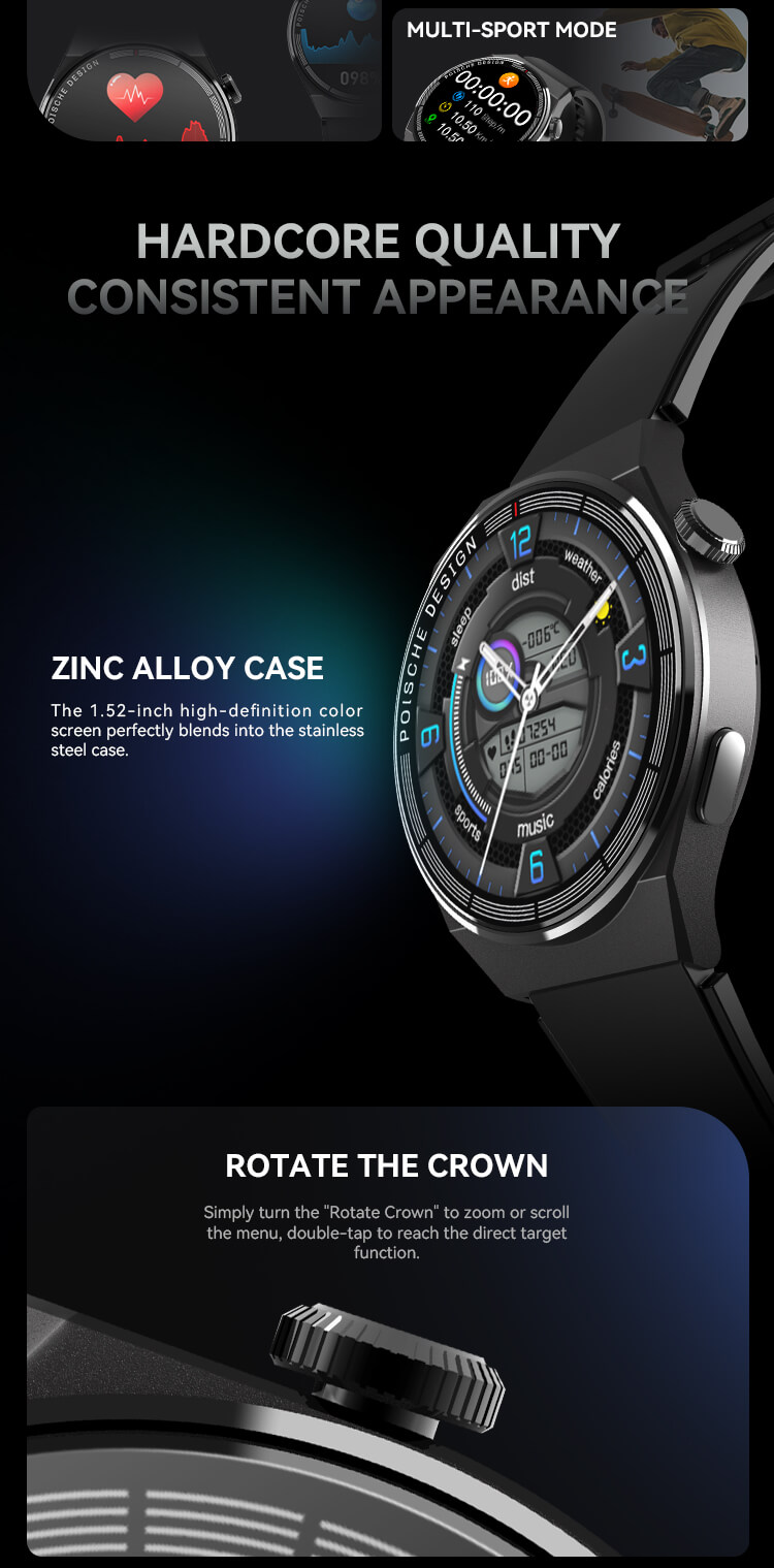 HW23 Max 1.52 Inch Color Screen Smart Watch-Shenzhen Shengye Technology Co.,Ltd