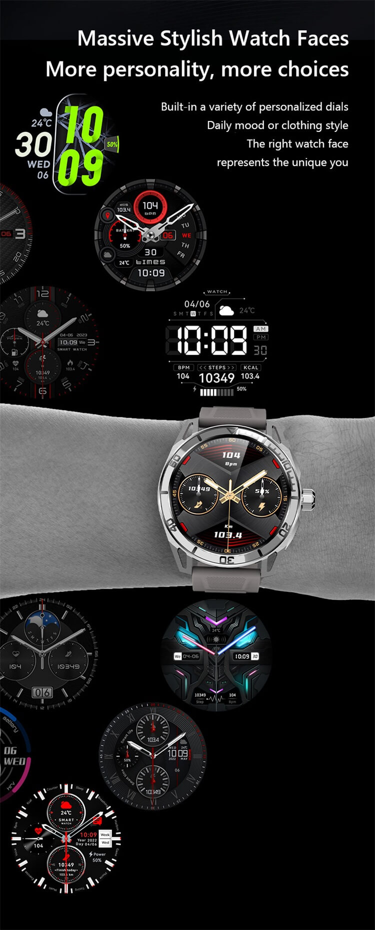 Montre intelligente étanche HD30 IP68-Shenzhen Shengye Technology Co., Ltd