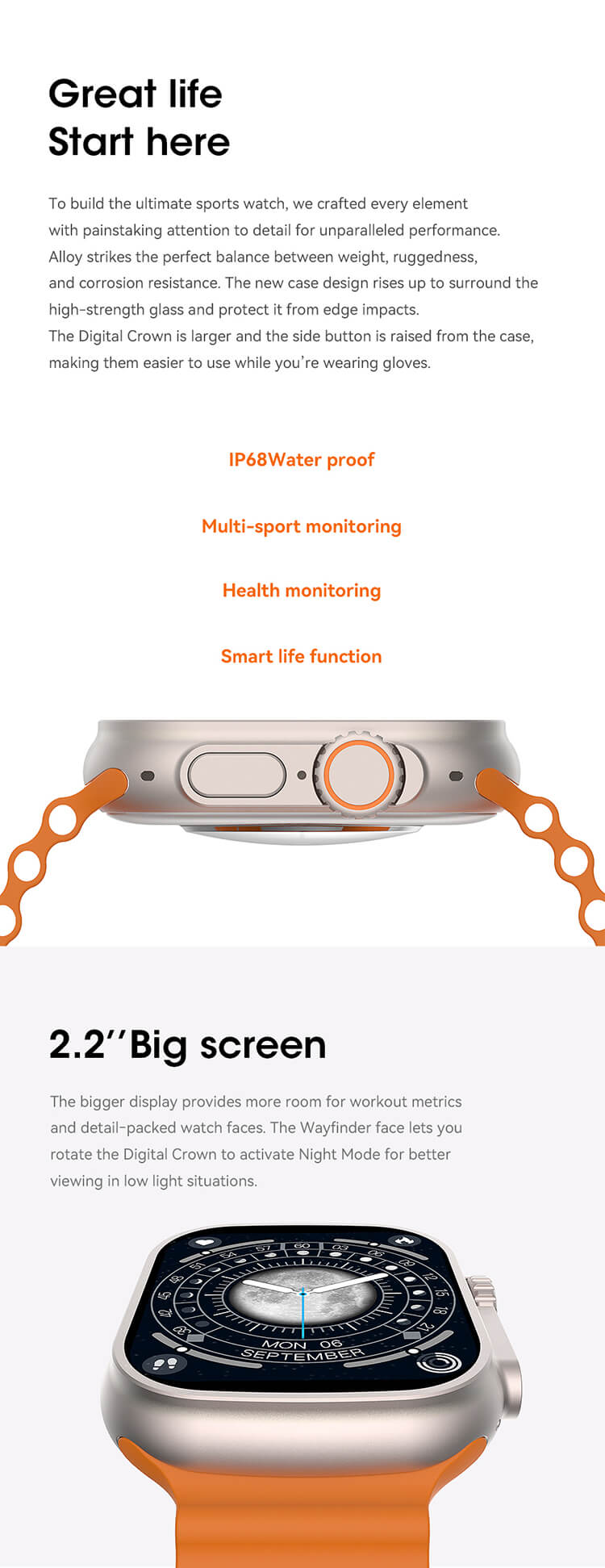 W68 Plus Ultra Smart Watch-Shenzhen Shengye Technology Co.,Ltd