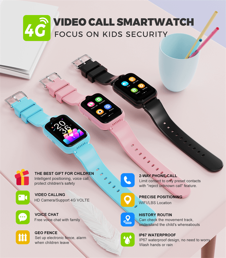 Reloj inteligente para niños con videollamada LT41 4G-Shenzhen Shengye Technology Co.,Ltd