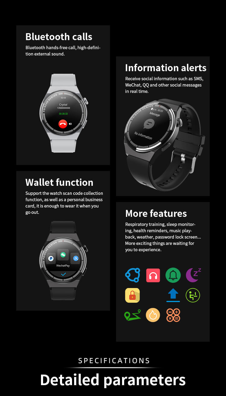 GT3 MAX Smartwatch mit rundem Bildschirm – Shenzhen Shengye Technology Co., Ltd