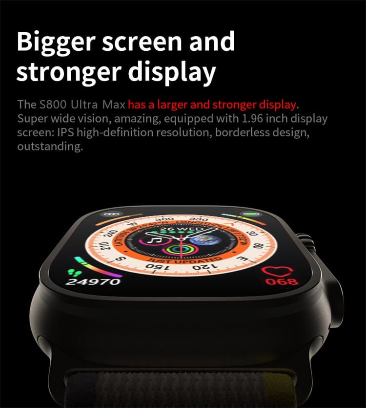 Inteligentny zegarek S800 Ultra Max — Shenzhen Shengye Technology Co., Ltd