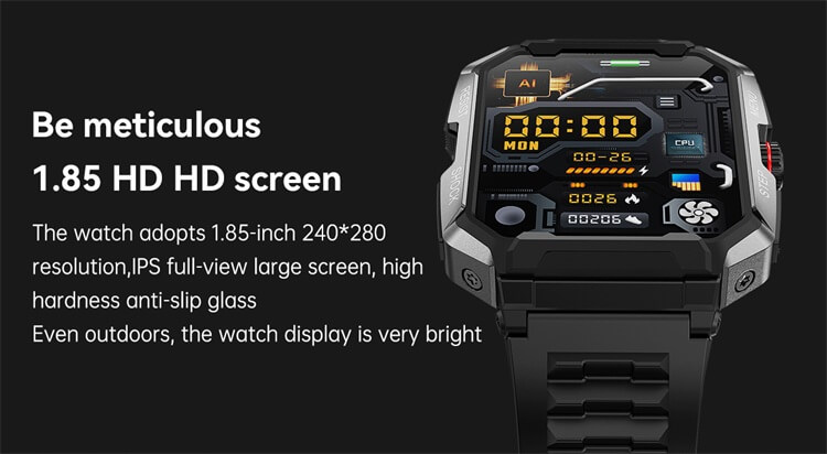 AK47 Smart Watch Multi-Sport Mode-Shenzhen Shengye Technology Co.,Ltd