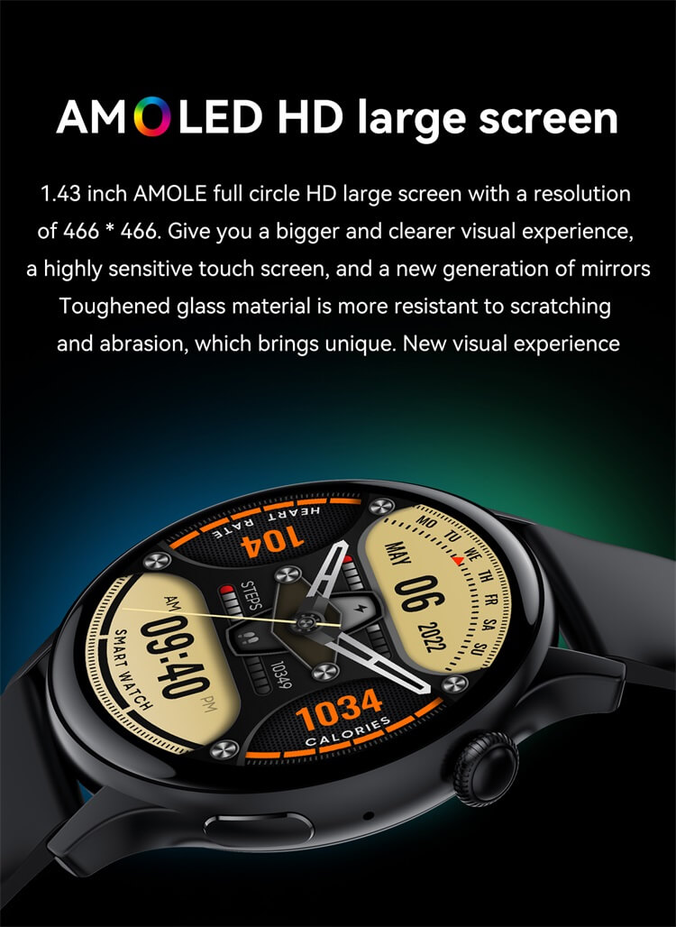 HK85 Smart Watch AMOLED HD Layar Besar-Shenzhen Shengye Technology Co.,Ltd