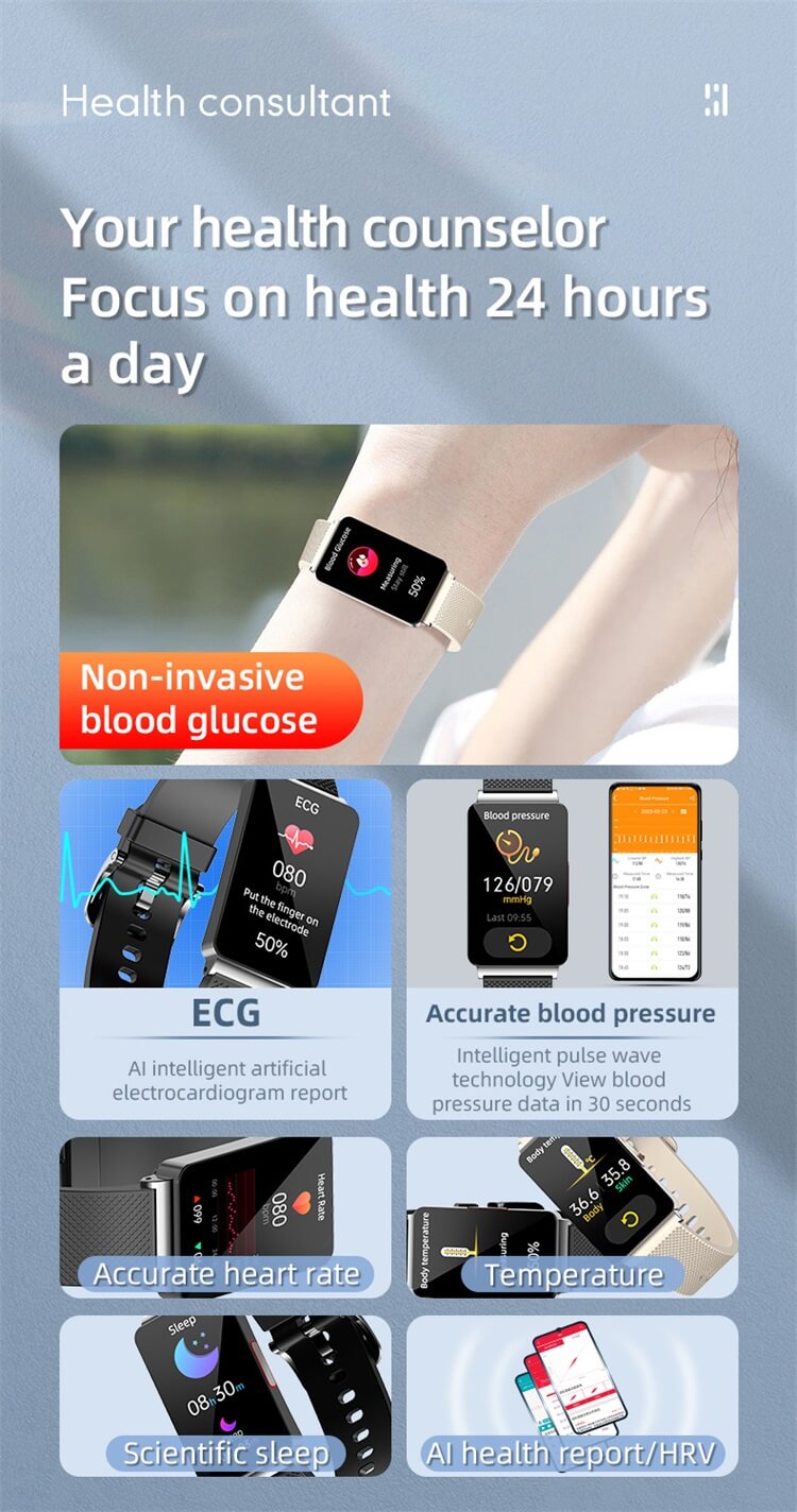 EP08 Smart Watch ECG Disease Symptom Screen-Shenzhen Shengye Technology Co.,Ltd