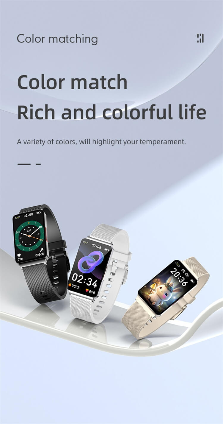 EP08 Smart Watch ECG Doença Sintoma Tela-Shenzhen Shengye Technology Co., Ltd