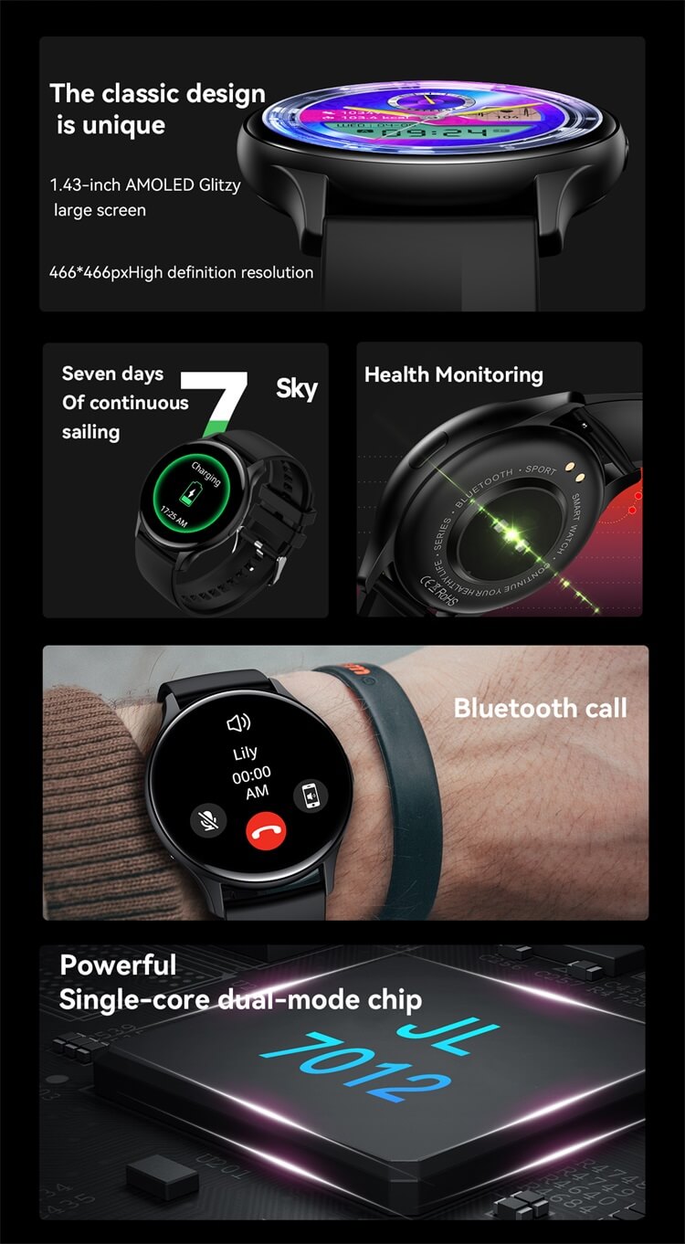 HK89 Smart Watch AMOLED Layar Besar-Shenzhen Shengye Technology Co.,Ltd