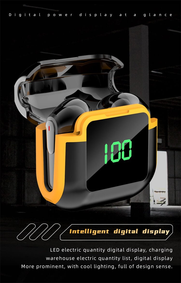 Pro 90 TWS Wireless Earbud Intelligent Digital Display Fashionable Appearance-Shenzhen Shengye Technology Co.,Ltd