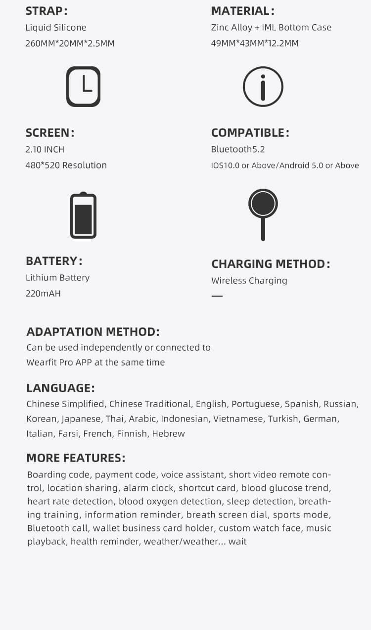 JS8 प्रो मैक्स 2.10 इंच AMOLED बड़ी स्क्रीन स्मार्ट वॉच-शेन्ज़ेन शेंगये टेक्नोलॉजी कं, लिमिटेड