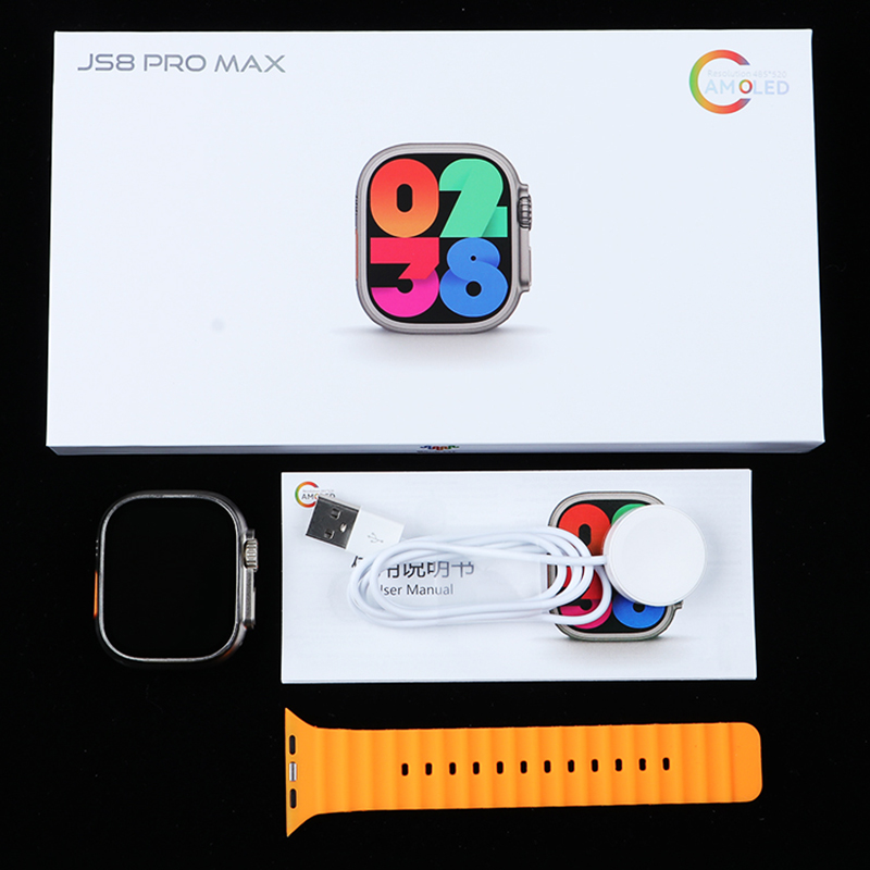 JS8 Pro Max Une montre intelligente avec un écran AMOLED.-Shenzhen Shengye Technology Co., Ltd