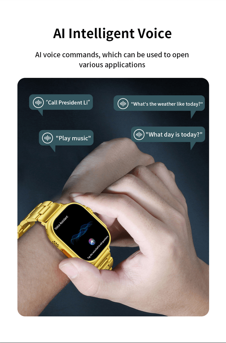 Ultra Mini Gold 420*480 High Resolution Smart Watch-Shenzhen Shengye Technology Co.,Ltd