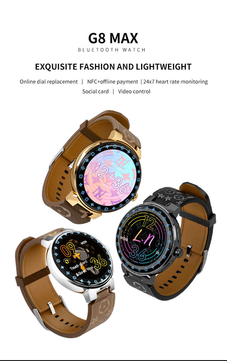 G8 Max Изысканные модные и легкие умные часы-Shenzhen Shengye Technology Co.,Ltd