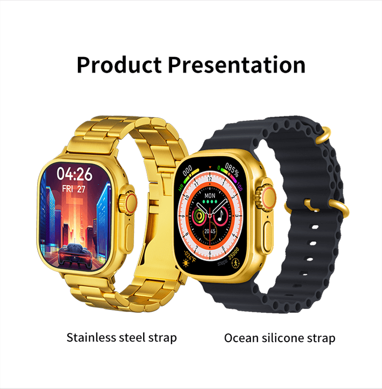 Ultra Gold 24K Gold Edition Büyük Ekran Akıllı Saat-Shenzhen Shengye Technology Co.,Ltd