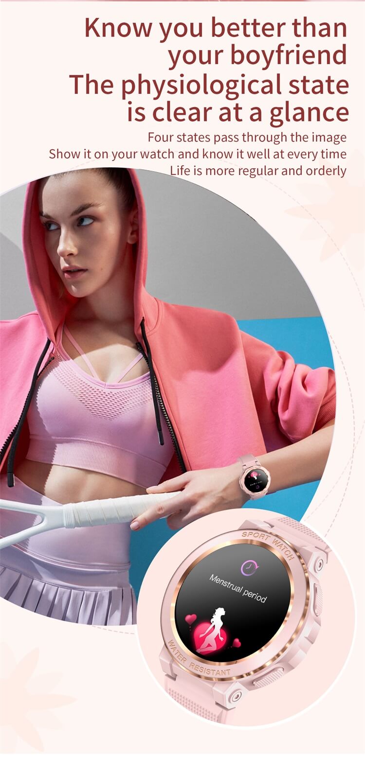 Montre intelligente de sport pour femmes MK60-Shenzhen Shengye Technology Co., Ltd