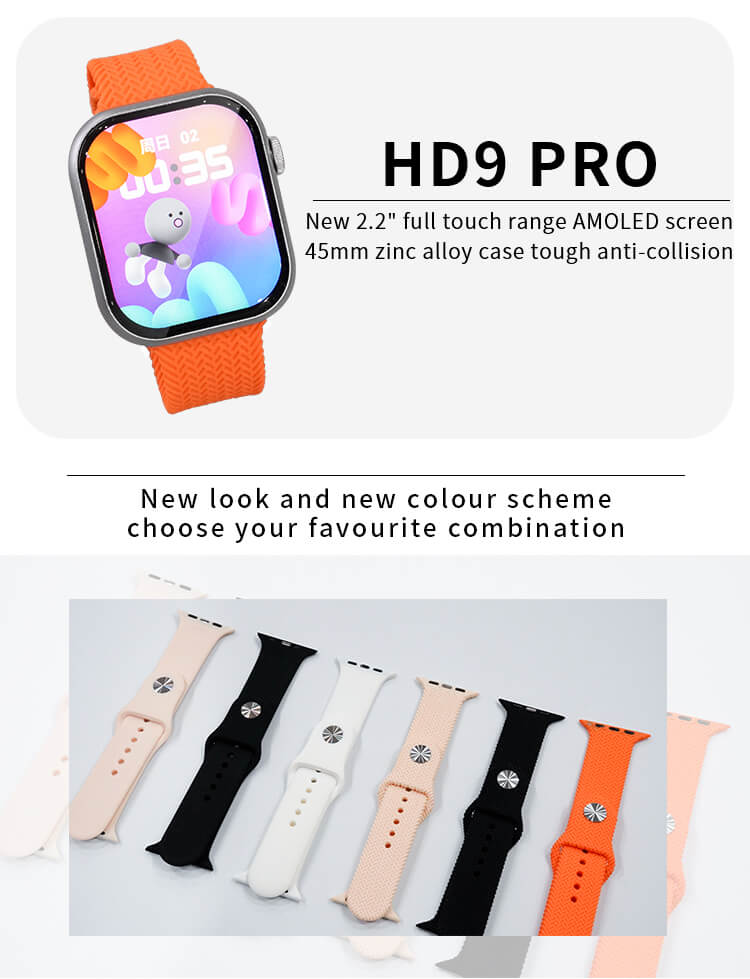 HD9 Pro AMOLED スクリーンスマートウォッチ-Shenzhen Shengye Technology Co.,Ltd