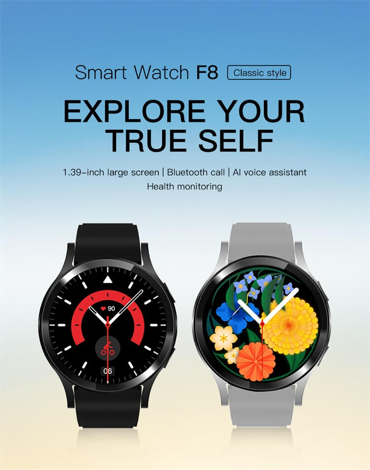 F8 Smart Watch mit verschiedenen modischen Zifferblättern – Shenzhen Shengye Technology Co., Ltd