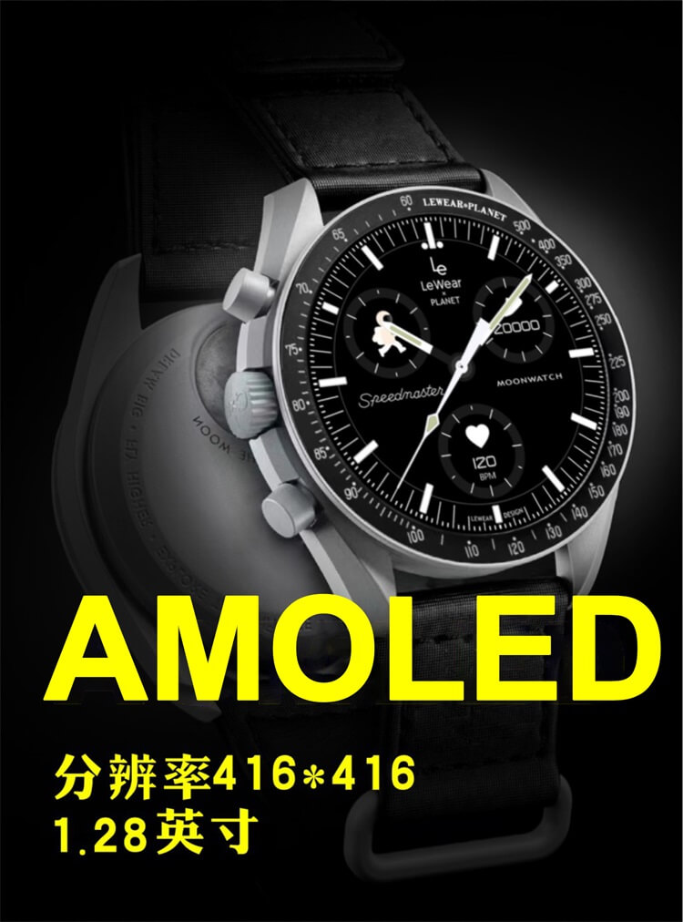 OMG Reloj inteligente con pantalla AMOLED de 1,28 pulgadas-Shenzhen Shengye Technology Co.,Ltd