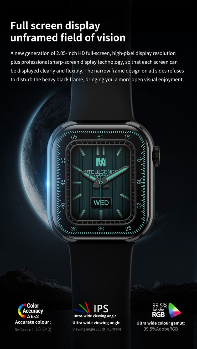 Умные часы IW9 с большим экраном 2,05 дюйма-Shenzhen Shengye Technology Co.,Ltd