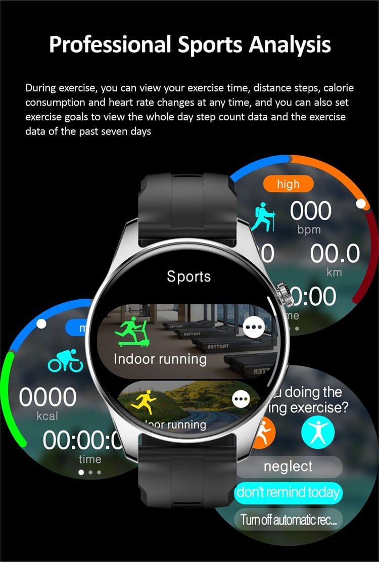 HK4 Hero AMOLED Display Smartwatch Scratch Resistant Glass Compass NFC Offline Payment-Shenzhen Shengye Technology Co.,Ltd