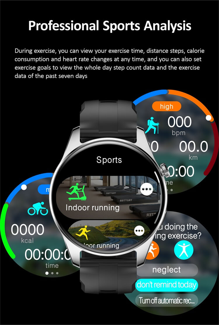 HK4 Hero AMOLED Display Smartwatch γυάλινη πυξίδα ανθεκτική στις γρατσουνιές NFC Offline Payment-Shenzhen Shengye Technology Co.,Ltd