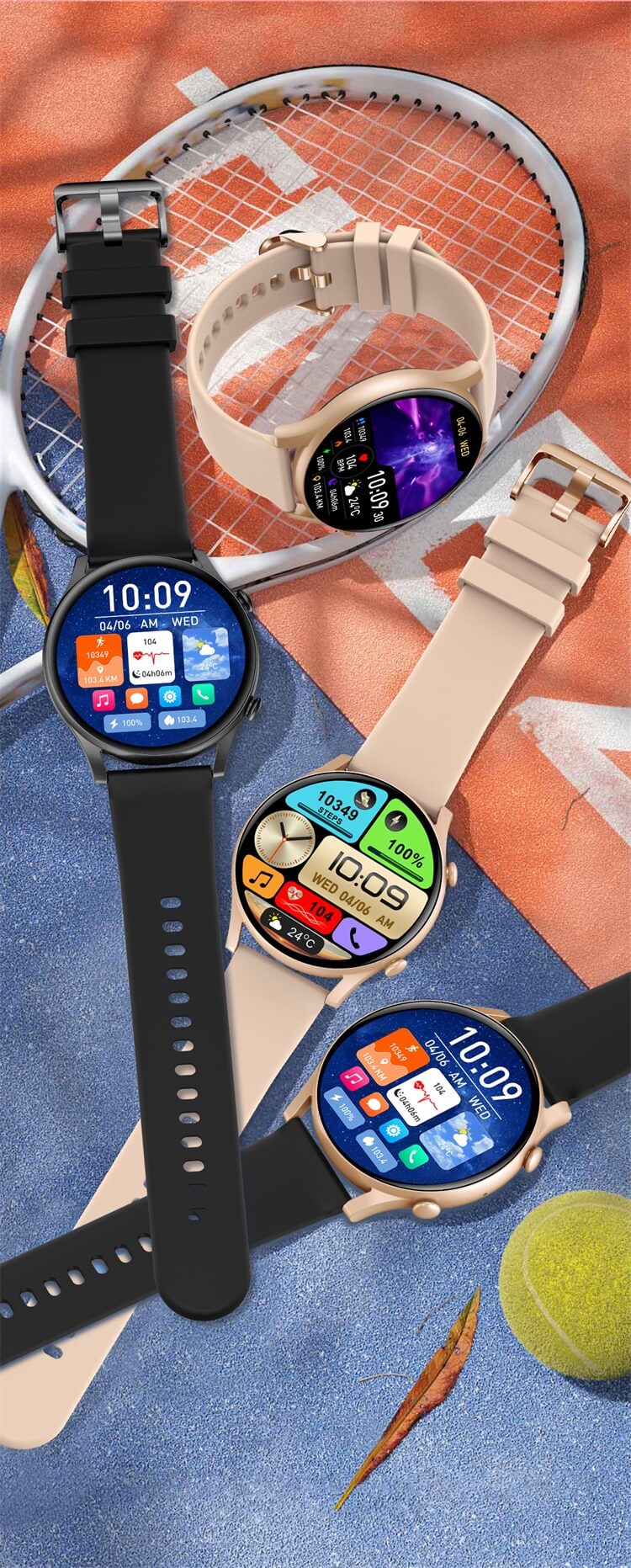 L52 Pro 1,43-calowy zegarek AMOLED SmartWatch Monitorowanie stanu zdrowia Trening oddechowy IP68 Wodoodporny-Shenzhen Shengye Technology Co., Ltd