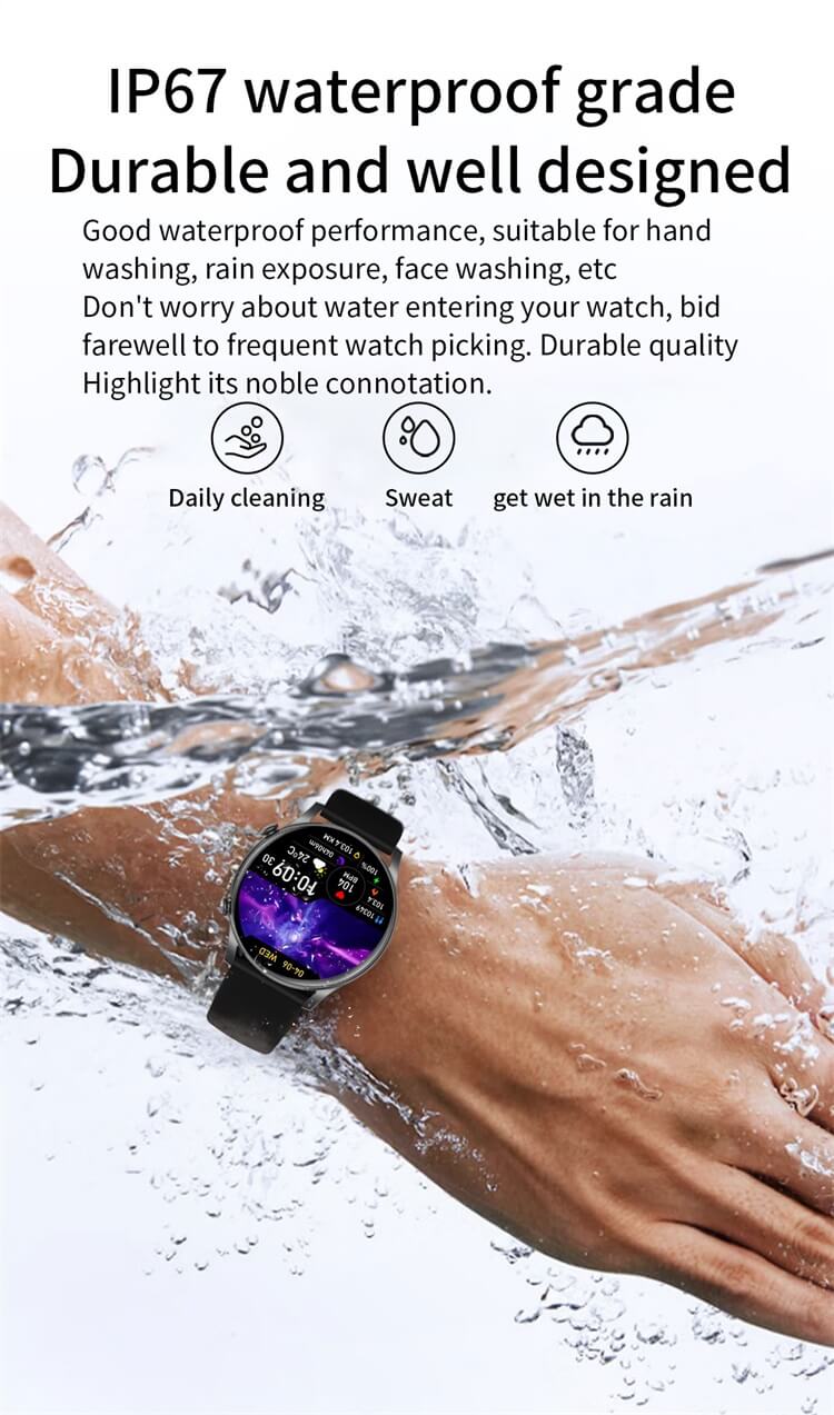 L52 Pro 1,43-calowy zegarek AMOLED SmartWatch Monitorowanie stanu zdrowia Trening oddechowy IP68 Wodoodporny-Shenzhen Shengye Technology Co., Ltd