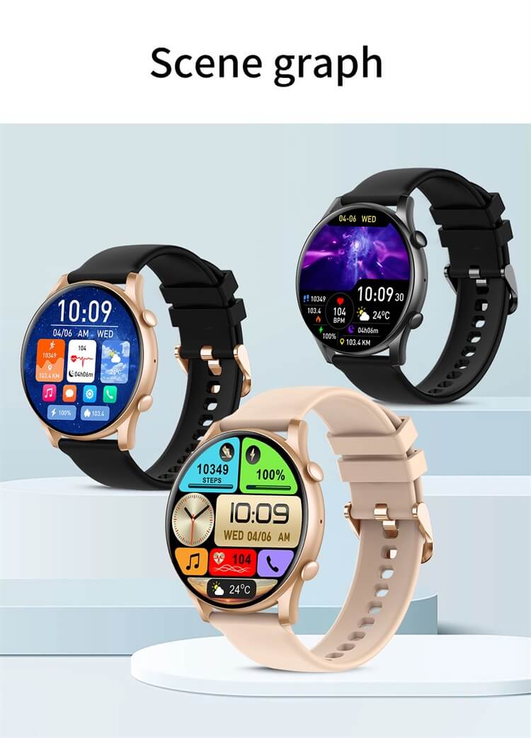 L52 Pro 1,43 pouces AMOLED SmartWatch surveillance de la santé entraînement respiratoire IP68 étanche-Shenzhen Shengye Technology Co., Ltd