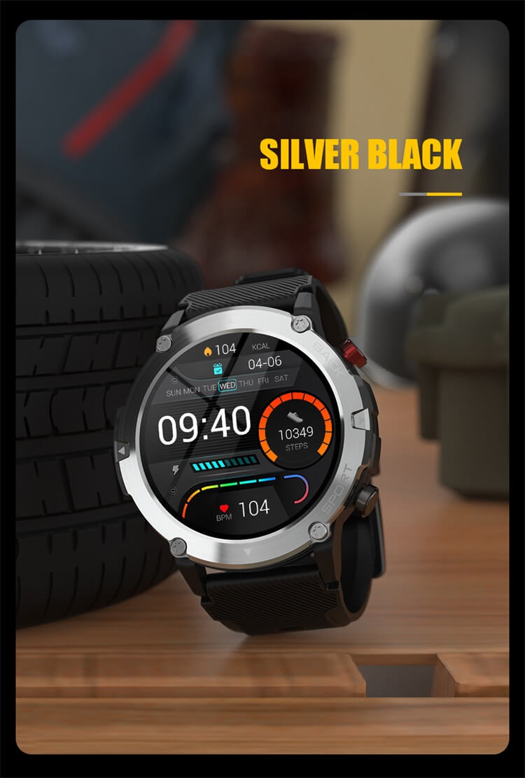 C21 Pro Outdoor Three Proofing SmartWatch 300mAh akkumulátor kapacitás 128M memória IP68 Vízálló-Shenzhen Shengye Technology Co., Ltd.