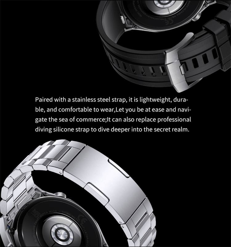 GS Ultimate Smarwatch NFC Erişim Kontrolü Çevrimdışı Ödeme Sesli Arama-Shenzhen Shengye Technology Co.,Ltd