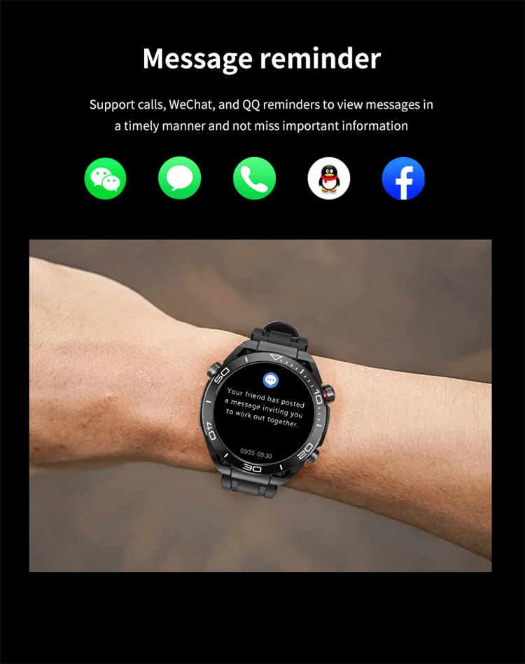 GS Ultimate Smarwatch NFC Erişim Kontrolü Çevrimdışı Ödeme Sesli Arama-Shenzhen Shengye Technology Co.,Ltd