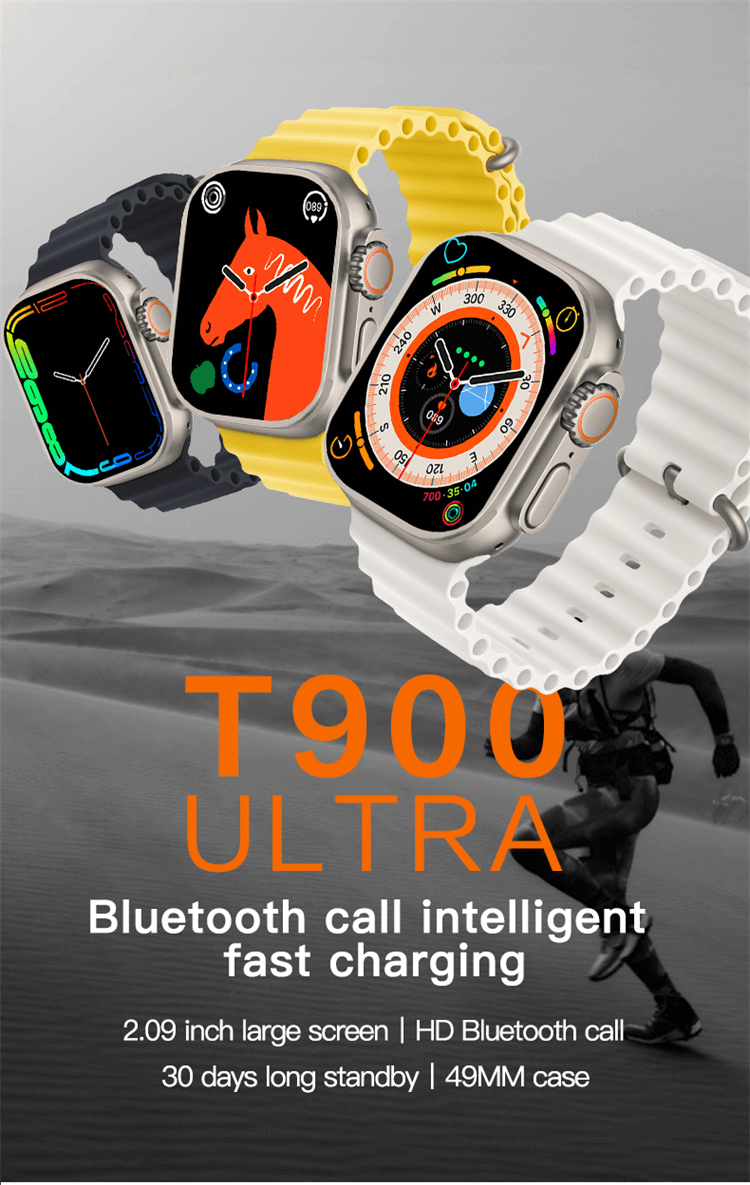 T900 Ultra 2.09 Inches Smartwatch HD Bluetooth Call 30 Days Long Standby Time High Definition Screen-Shenzhen Shengye Technology Co.,Ltd
