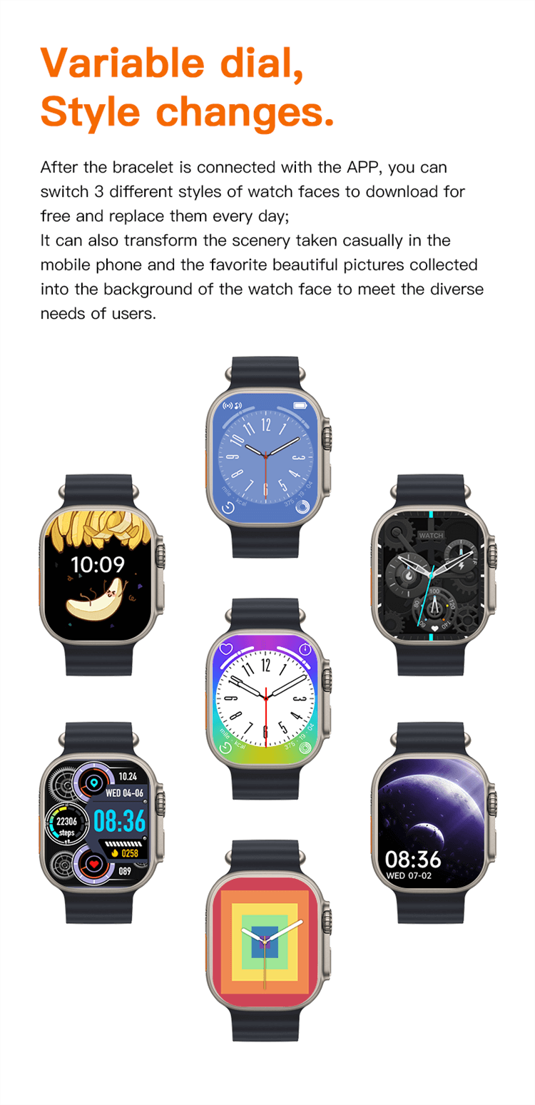 T900 Ultra 2,09 pouces Smartwatch HD Appel Bluetooth 30 jours d'autonomie en veille Écran haute définition-Shenzhen Shengye Technology Co., Ltd