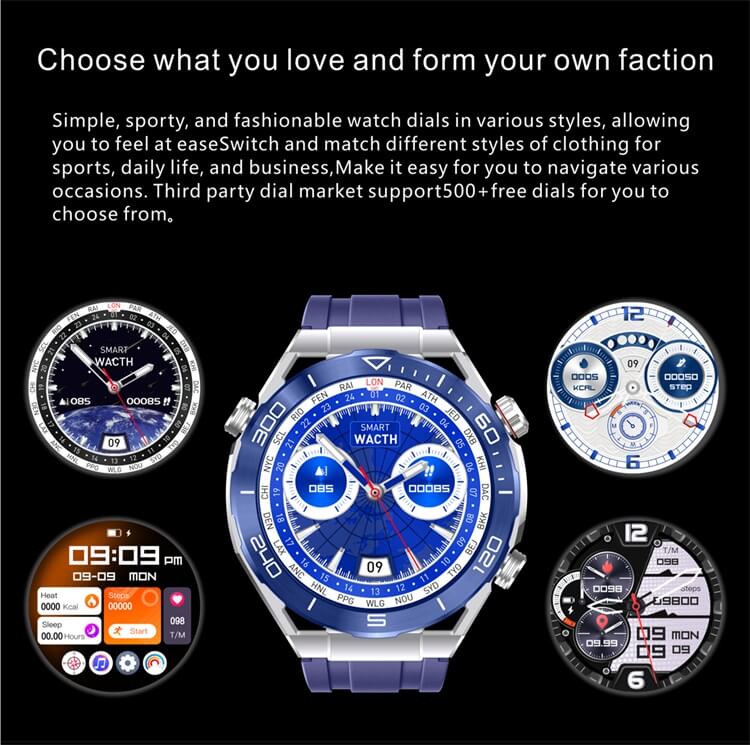 P9 Ultimate Smartwatch Kontrola dostępu NFC Gry logiczne Płatność mobilna-Shenzhen Shengye Technology Co., Ltd