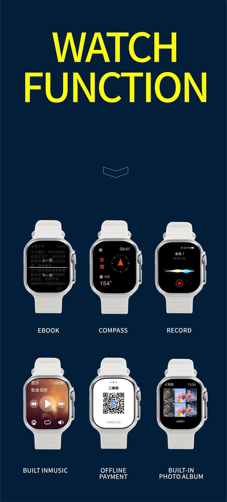 Hello Watch 3 Smartwatch 2.04 Inch Large AMOLED Screen 450mAh Battery Capacity-Shenzhen Shengye Technology Co.,Ltd