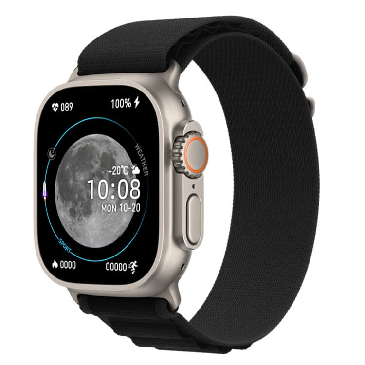 HW9 Ultra Max AMOLED Smart Watch NFC Access Control Compass 