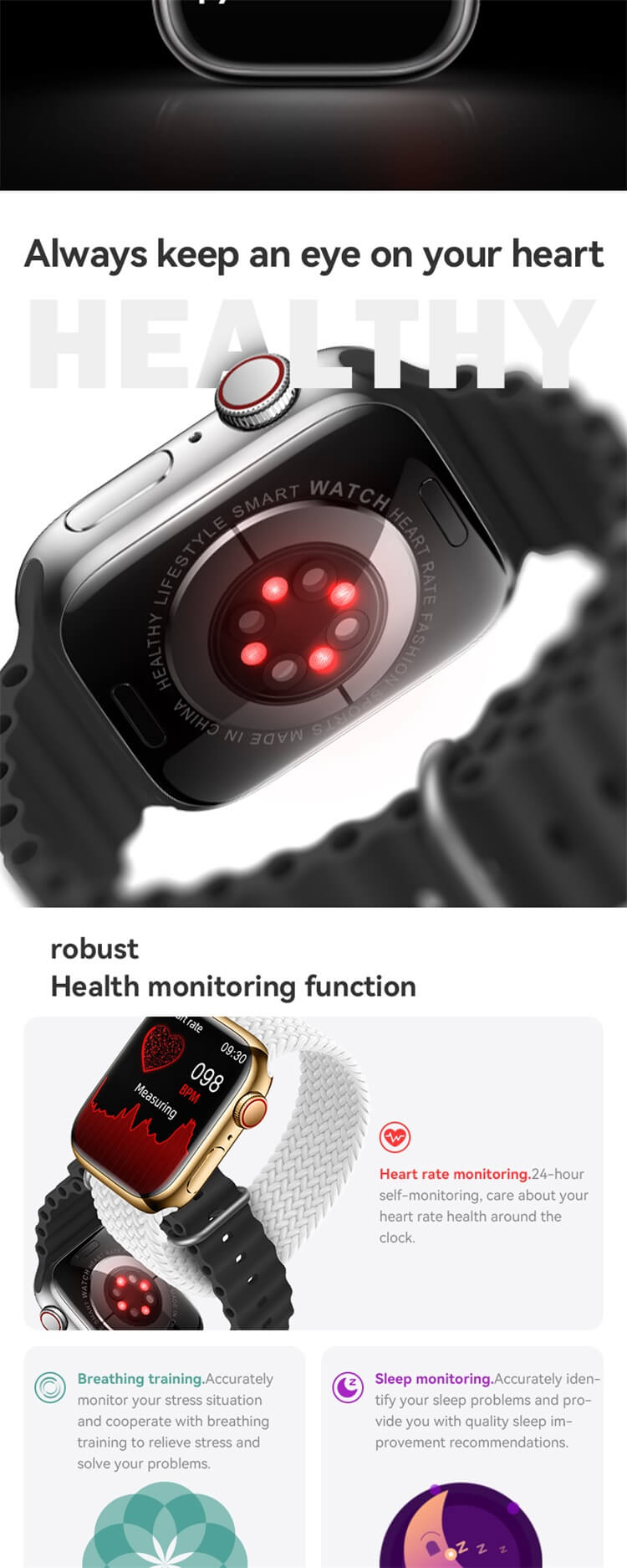 HW9 Pro Max AMOLED Smart Watch Voice Assistant Strong Battery Life Compass Pattern-Shenzhen Shengye Technology Co.,Ltd