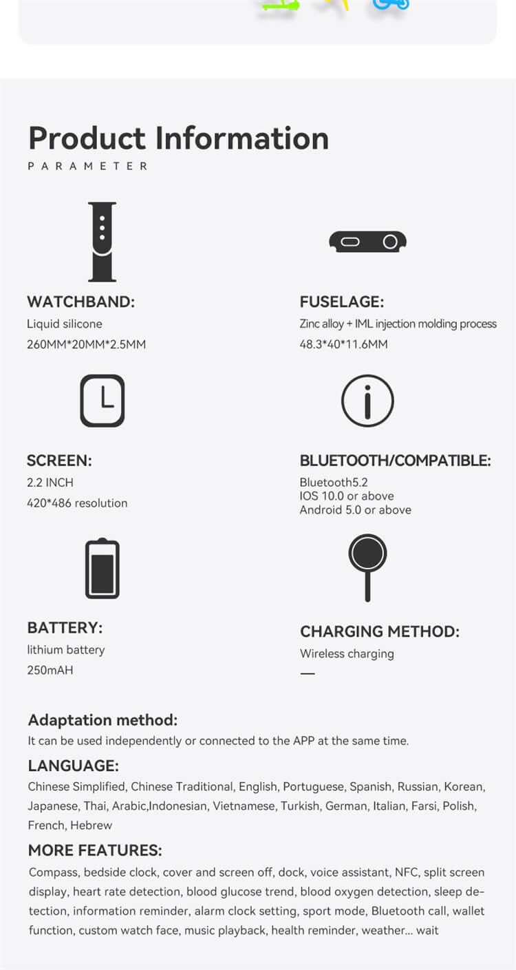 HW9 Pro Max AMOLED Relógio Inteligente Assistente de Voz Bateria Forte Padrão de Bússola -Shenzhen Shengye Technology Co., Ltd