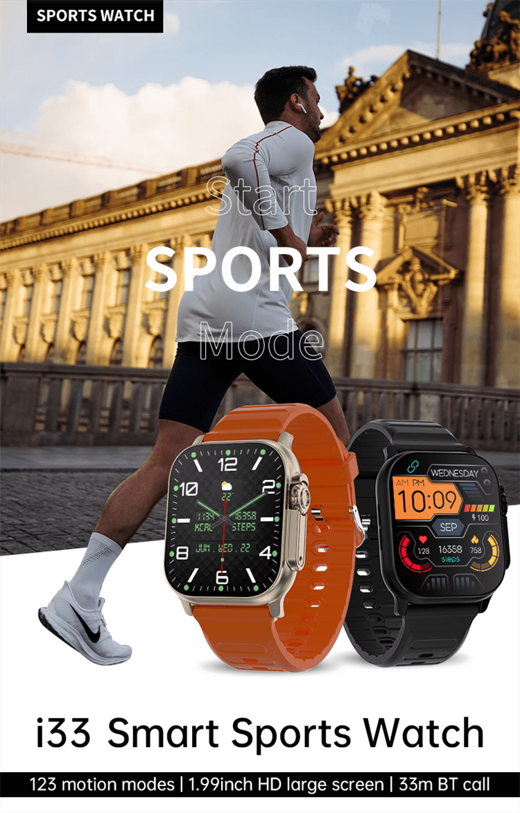 i33 Smart Watch Health Measurement Decompression Function Various Sports Modes-Shenzhen Shengye Technology Co.,Ltd