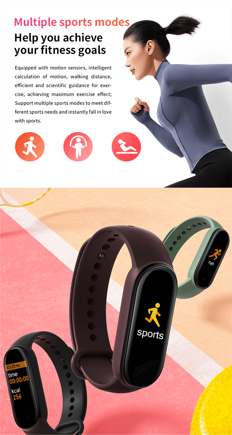 M8 Sports Smartwatch Remote Control Photography Health Measurement IP67 Waterproof-Shenzhen Shengye Technology Co.,Ltd