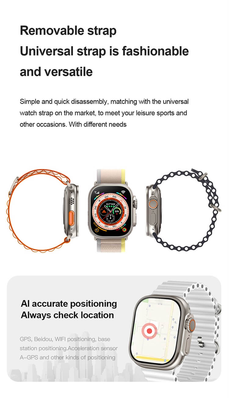 X8 Ultra 4G Android SIM Card GPS Wifi Smart Watch-Shenzhen Shengye Technology Co., Ltd