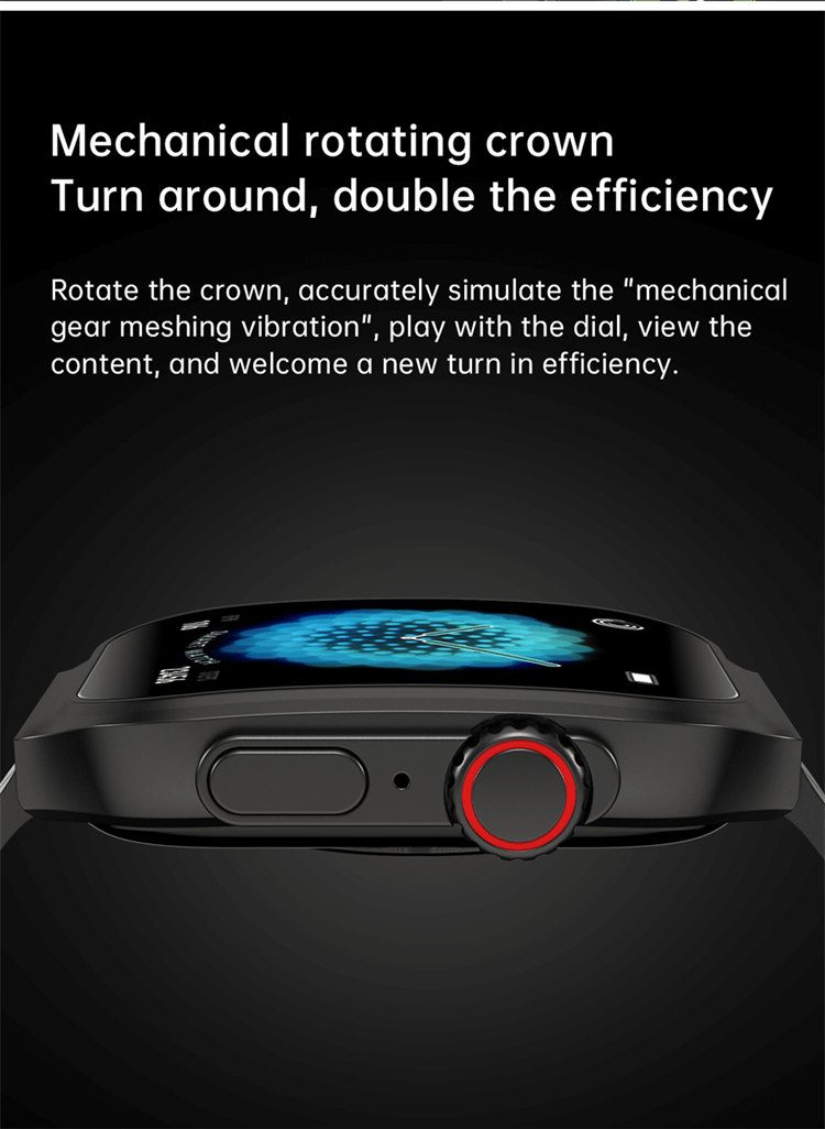 OA88 Smartwatch 1,96 pouces AMOLED Ultra Clear Screen Conception de surface flexible 3D-Shenzhen Shengye Technology Co., Ltd